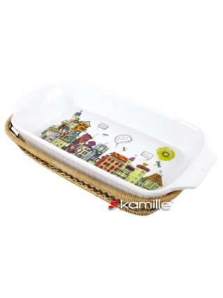 Форма для запікання Kamille 2,4 л. (41*20*6 см.) кераміка