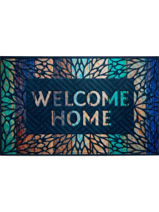 Килим гумовий 60*90*0,4 см принтований, "Welcome home"