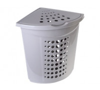 Корзина для білизни кутова 45 л (какао)
