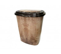 Корзина для білизни 45 л, Elif Plastic з малюнком, 38*45*53 см (дерево)