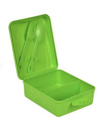 Бутербродниця дитяча Ланч бокс (мікс кольорів) 140*160*65 мм