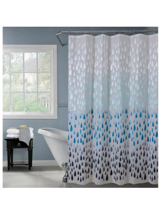 Шторка для ванної WERK, PEVA Стрімка злива 180*180 см (без кілець)