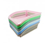 Лоток у холодильник 2,0 л. мікс (білий бежевий чорний сірий) 29*24*8 см