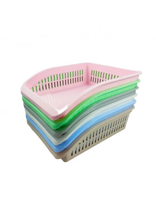 Лоток у холодильник 2,0 л. мікс (білий бежевий чорний сірий) 29*24*8 см