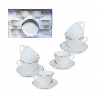Сервіз чайний 12пр. S&T "ЛІЯ"  ( чашка 250мл, блюдце 14см)