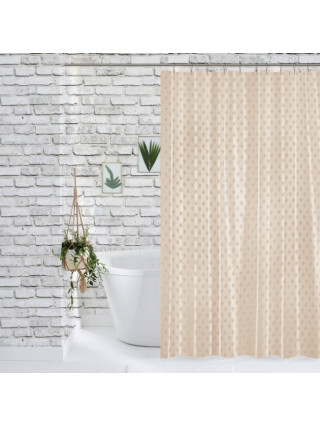 Штора для ванної кімнати та душу, з кільцями,поліестер, Dariana,JC11-0603-pastel,180*180 см(жакард)