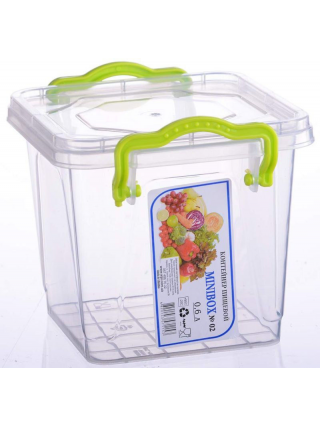 Контейнер 0,6 л. MiniBox №2 квадратний 119*106*100 мм.