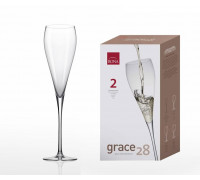 Набір келихів Rona Grace 280 мл., для шампанського, 2 шт.