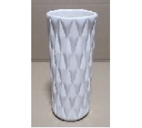 Ваза керамічна Кераміст кашемір 200 мм глянець білий