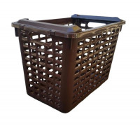 Кошик для зберігання універсальний Plastic's Craft 20 л 41*25*29 см коричневий