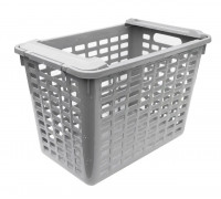 Кошик для зберігання універсальний Plastic's Craft 20 л 41*25*29 см сірий