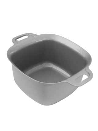 Миска квадратна  Plastic's Craft 3 л з ручками металік