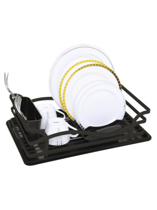 Сушка для посуду Ofenbach 46,5*32*13,5 см. із алюмінію (чорний)