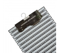 Килимок у ванну кімнату Eco Fabric "Смужка" 69х40см, білий