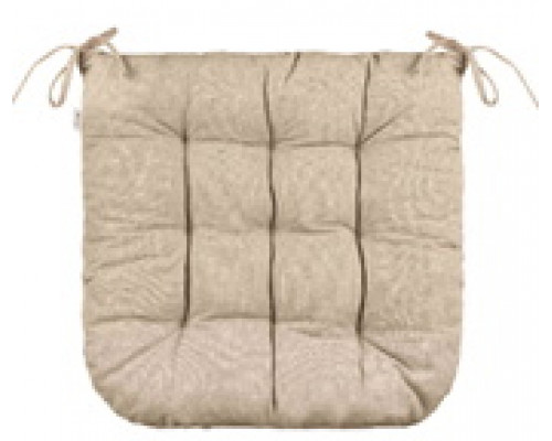 Подушка для стільця Ardesto Oliver, 40х40см, 100% бавовна, нап-ч: 50% холоф, 50% пп, шоколад