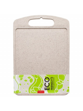 Дошка кухонна пластикова Алеана ECO WOOD 35*25 см. (біла троянда)