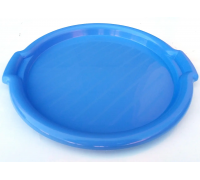 Піднос круглий пластиковий, d-37 см, Гемопласт (синій)