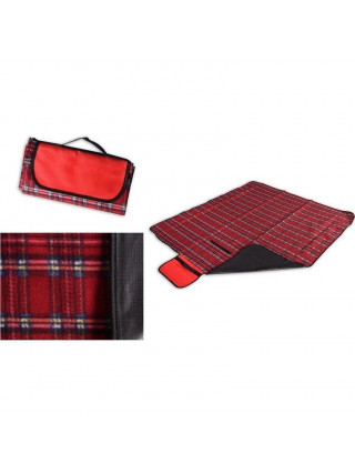 Плед Ardesto Picnic 130х170см, 100% поліестер, клітинка червоний