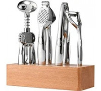 Набір кухонних інструментів Krauff Premium на підставці, 4 предмети