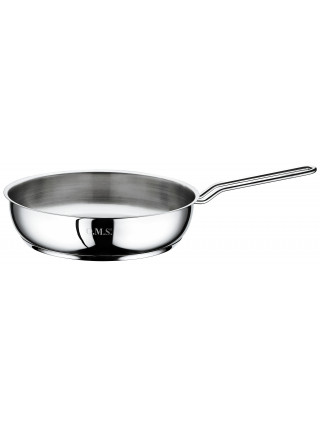 Сковорода з нержавіючої сталі OMS d-24 см., 2,8 л., без кришки, ручка з нержавіючої сталі (індукція)