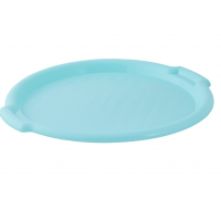 Піднос пластиковий круглий Алеана d-38,8 см., h-2,5 см. (салатовий) 