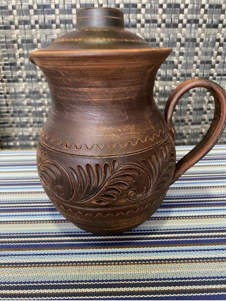 Глечик Кераміст декор 1л з кришкою