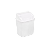 NOSTALGIA Відро для сміття Elif Plastic білий 8,0 л