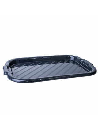 Піднос пластиковий прямокутний 45*30*4 см. (граніт)