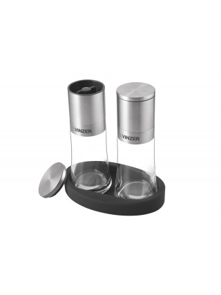 Набір млинів для спецій Vinzer з силіконовою підставкою