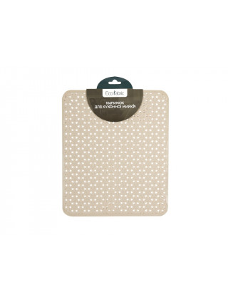 Килим для раковини силіконовий "Лоза" 31*27 см, бежевий