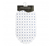 Килимок у ванну кімнату Eco Fabric 63*34 см КРАПКА, синій
