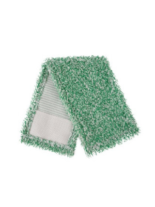 Запаска до швабри - полотера 42*10 см Eco Fabric зелена, мікрофібра