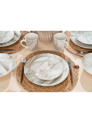 Тарілка обідня Ardesto Sparkle, 27см, порцеляна, багатокольоровий