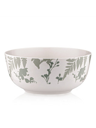Салатник Ardesto Capri, 510мл, 13.8см, порцеляна, біло-зелений 
