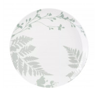 Тарілка обідня Ardesto Capri, 26.8см, порцеляна, біло-зелений