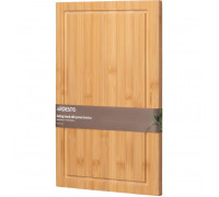 Дошка кухонна з жолобом Ardesto Midori, 40х28х1.5см, бамбук