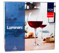 Набір келихів Luminarc Tasting Time Burgundy для вина 650 мл 4 шт