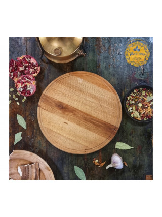 Дошка для піци дерев'яна Maysternya d-35 см. (товщина - 1,5 см.)