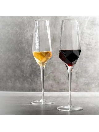 Келих Olens "Прозора бірюза" 250 мл., для шампанського