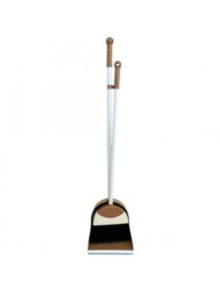 Набір для прибирання "Ледарка" Совок+щітка" (бежевий)