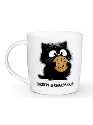 Кружка 360 мл Kvarta Експерт зі смаколиків бочка + подарункова коробка