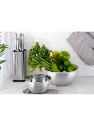 Миска Ardesto Gemini 18 см, 1,45 л., нержавіюча сталь
