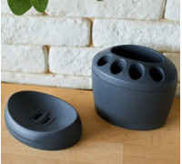 Стакан для зубних щіток (чорний) 