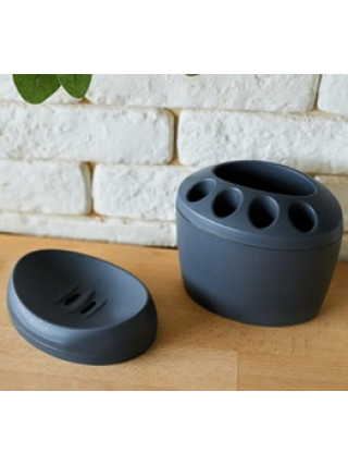 Стакан для зубних щіток (чорний) 