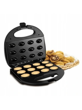 Електричний гриль-горішниця Kamille 21.6*12.6 см 2 пластини 800 Вт