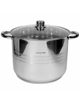 Каструля Kamille 15,5 л., 30*23 см., із нержавіючої сталі з кришкою