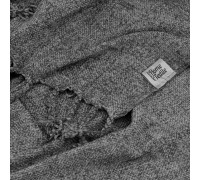 Плед Ardesto Chenille 140х190см, 100% поліестер, сірий темний