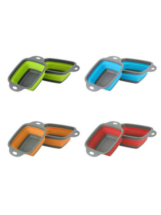 Друшляк силіконовий Zauberg d-29 см. складний, квадратний (-50/+250 C)