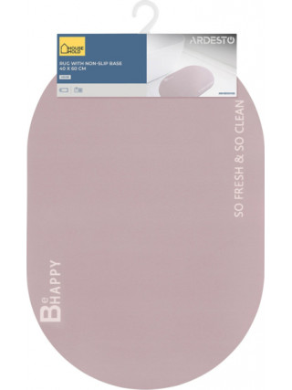 Килимок Ardesto Vigor для з нековзною основою 40х60см, поліестер, бежевий