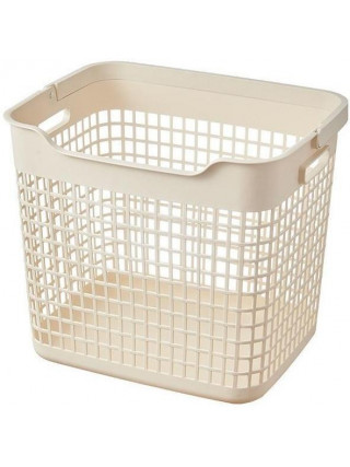 Кошик для білизни Ardesto 38x29.5x33см, 26л, пластик PP, бежевий